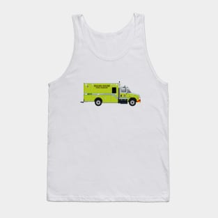 Miami Dade Rescue Ambulance no number Tank Top